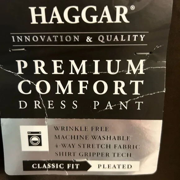 Chocolate brown dress slacks. 48wX32L - Picture 4 of 7